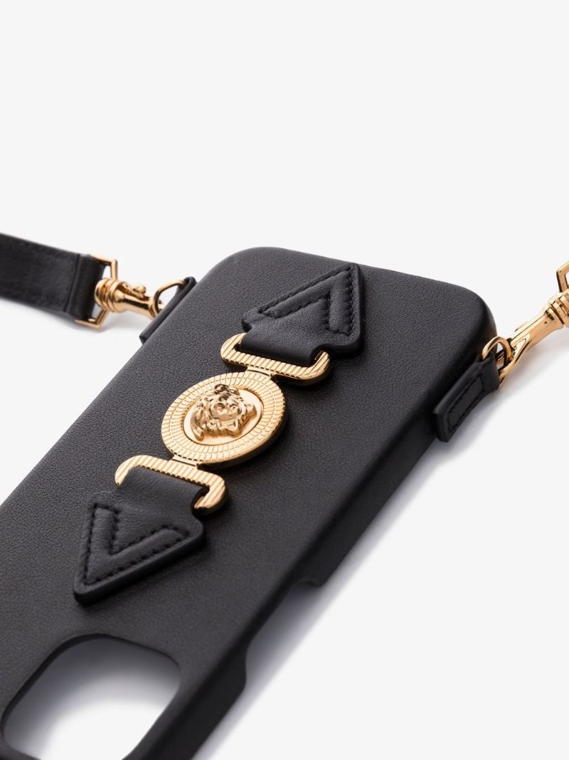 Black Medusa Biggie Leather Iphone 13 Case
