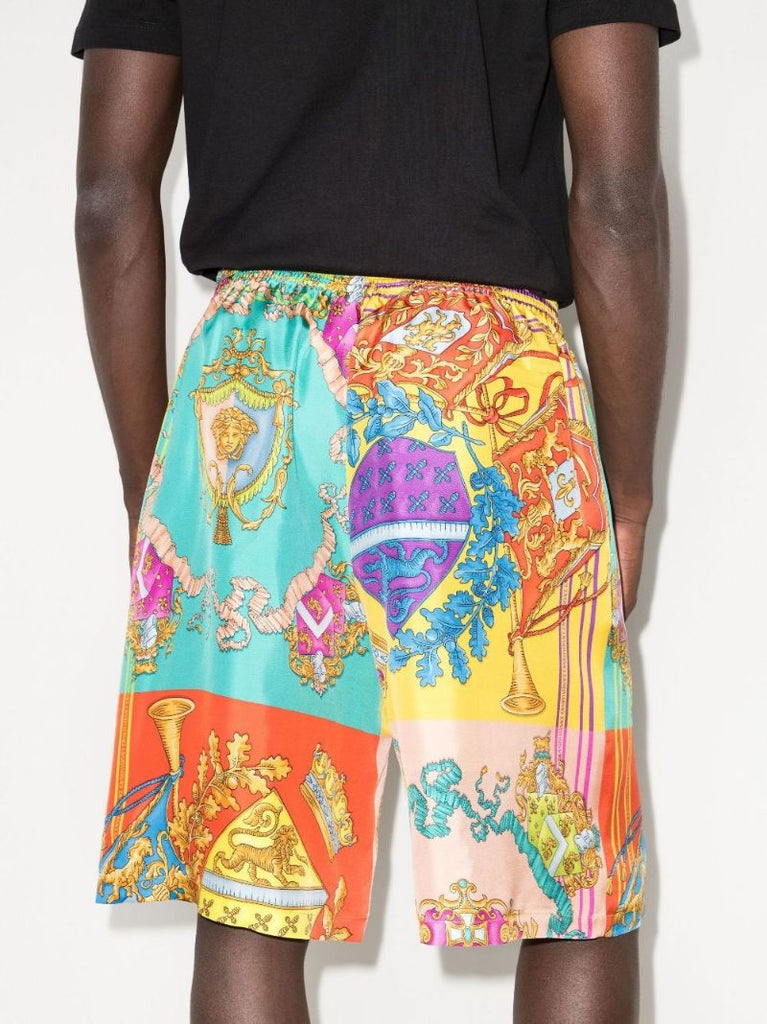 Royal Rebellion Silk Bermuda Shorts