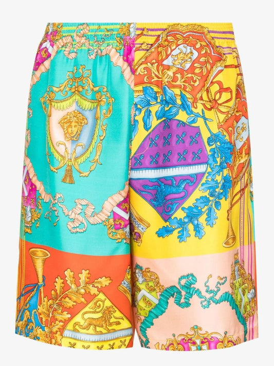 Royal Rebellion Silk Bermuda Shorts