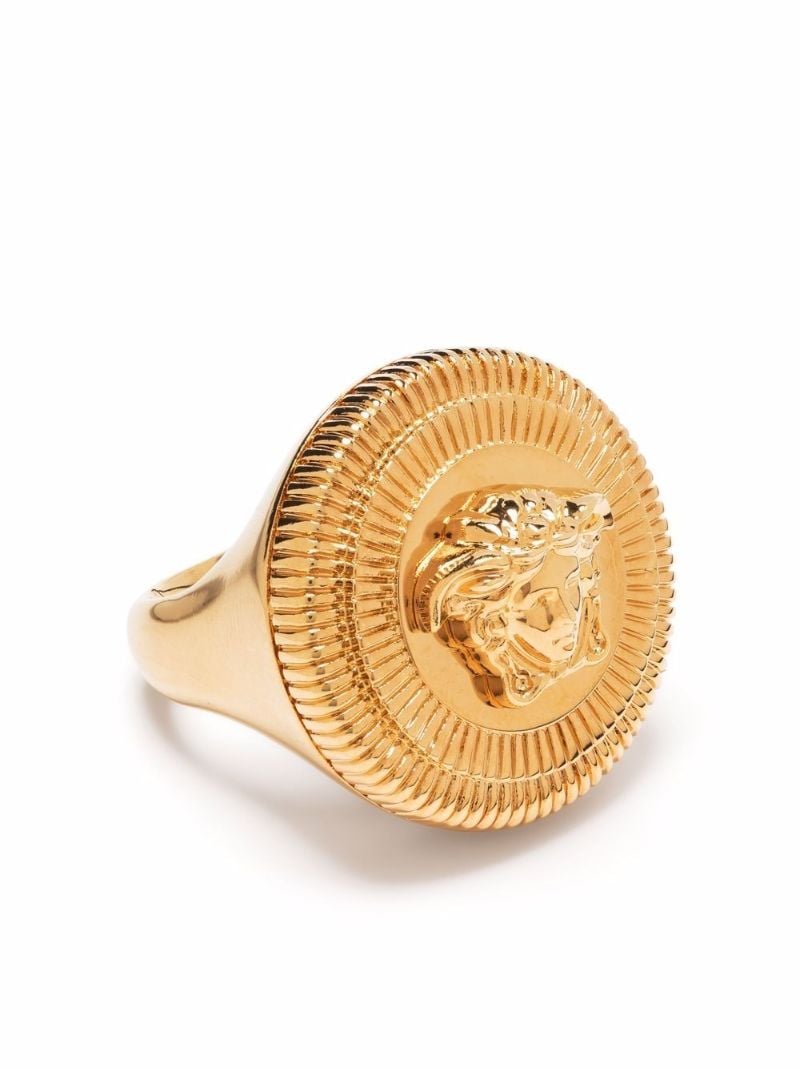 Gold-tone Medusa Biggie Ring