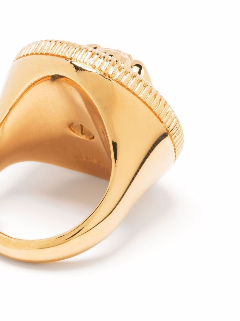 Gold-tone Medusa Biggie Ring