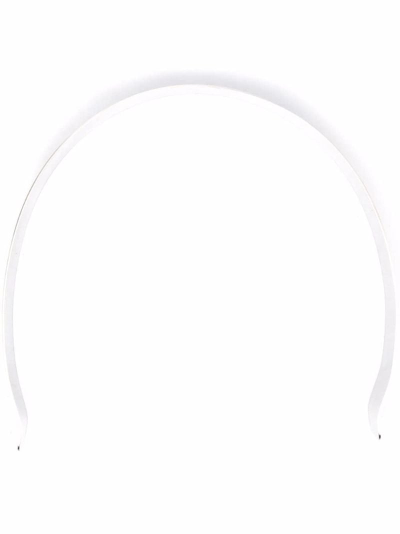 Silver-tone Logo Cuff Bracelet