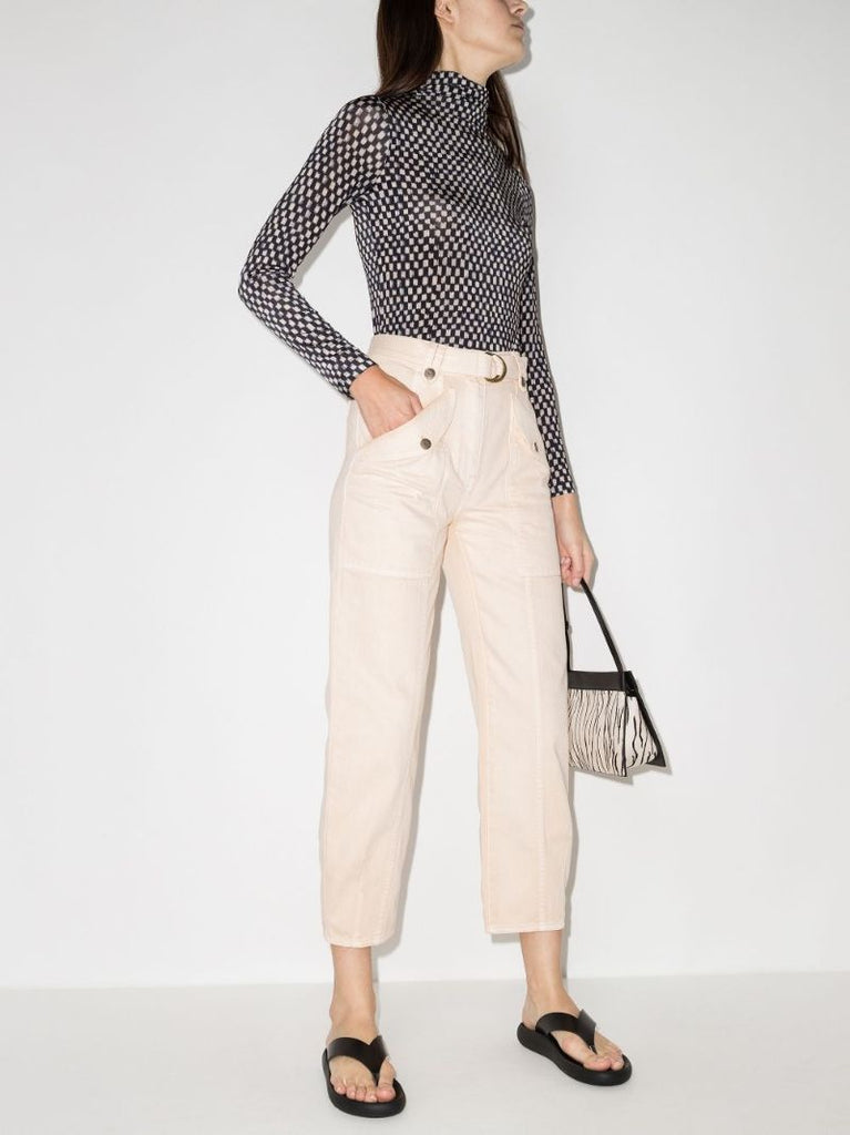 Waverly Tapered Canvas Jeans