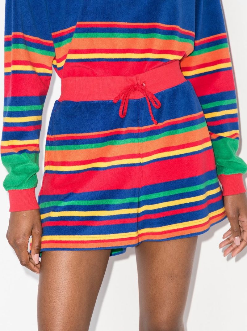 Polo Pony Striped Terry Shorts