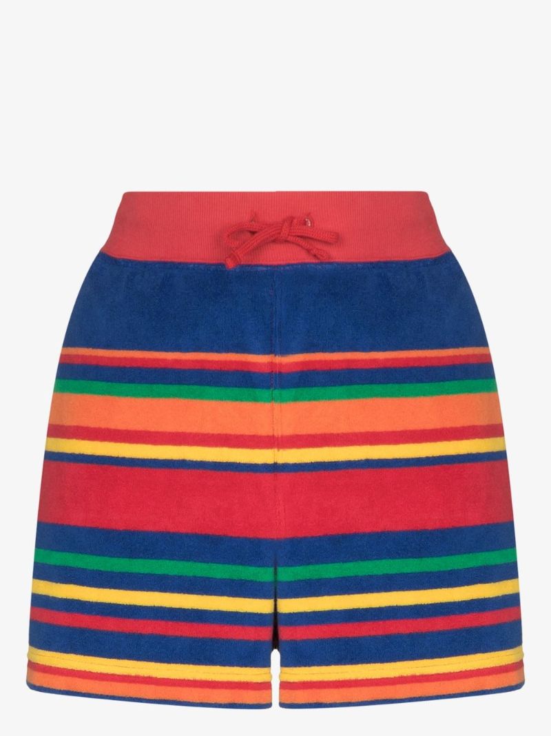 Polo Pony Striped Terry Shorts
