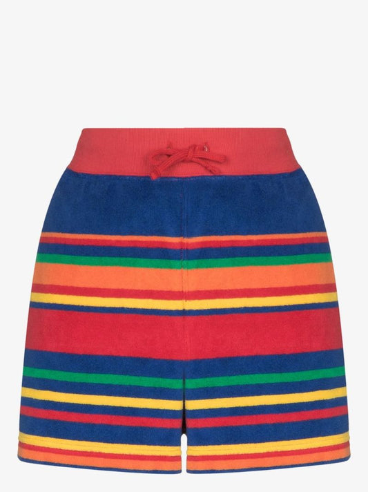 Polo Pony Striped Terry Shorts