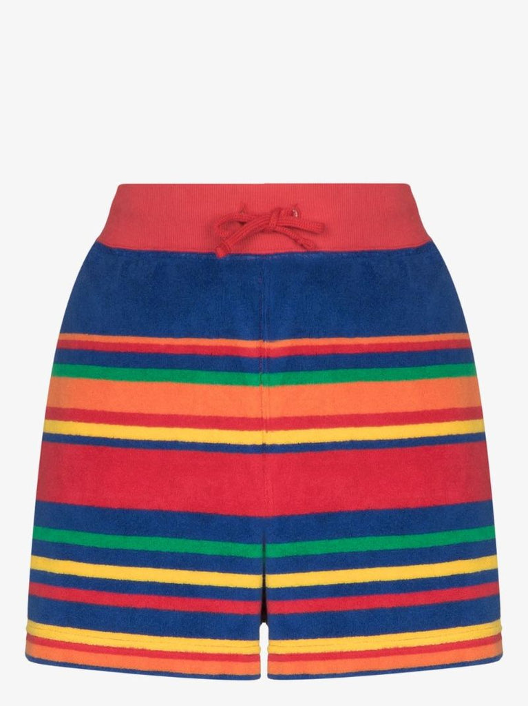 Polo Pony Striped Terry Shorts