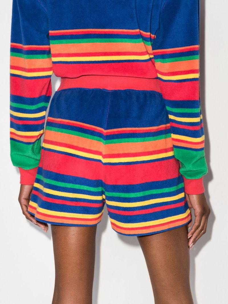 Polo Pony Striped Terry Shorts