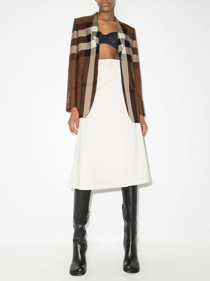 Sidon Vintage Check Wool Blazer