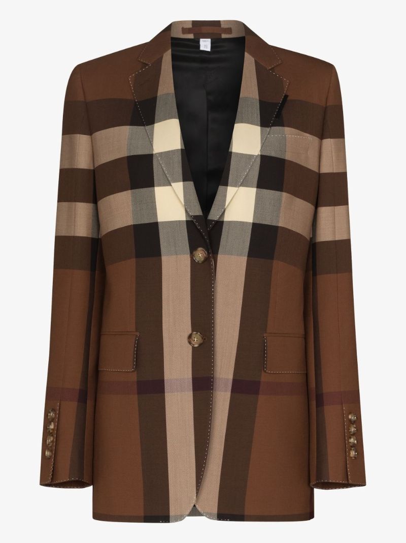 Sidon Vintage Check Wool Blazer