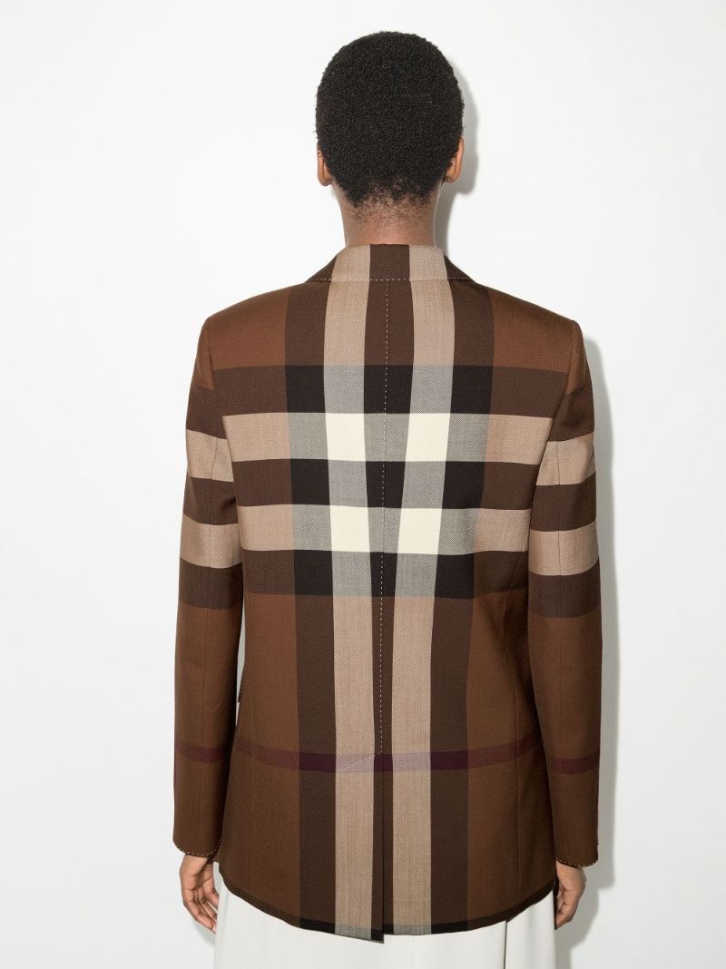 Sidon Vintage Check Wool Blazer