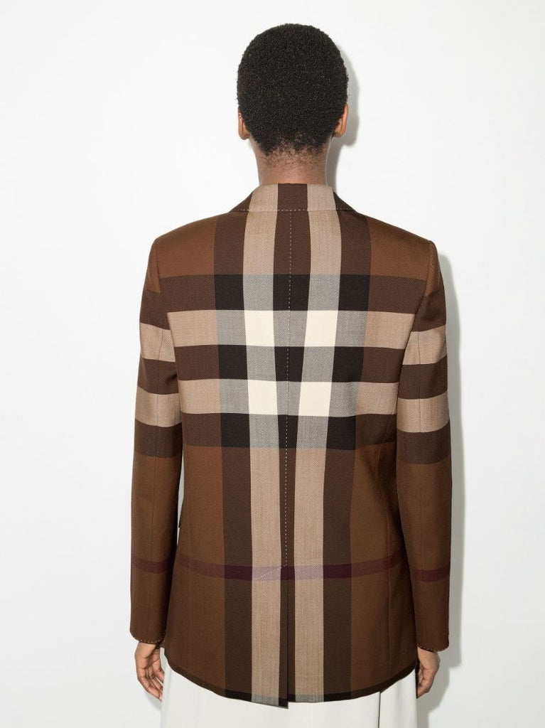 Sidon Vintage Check Wool Blazer