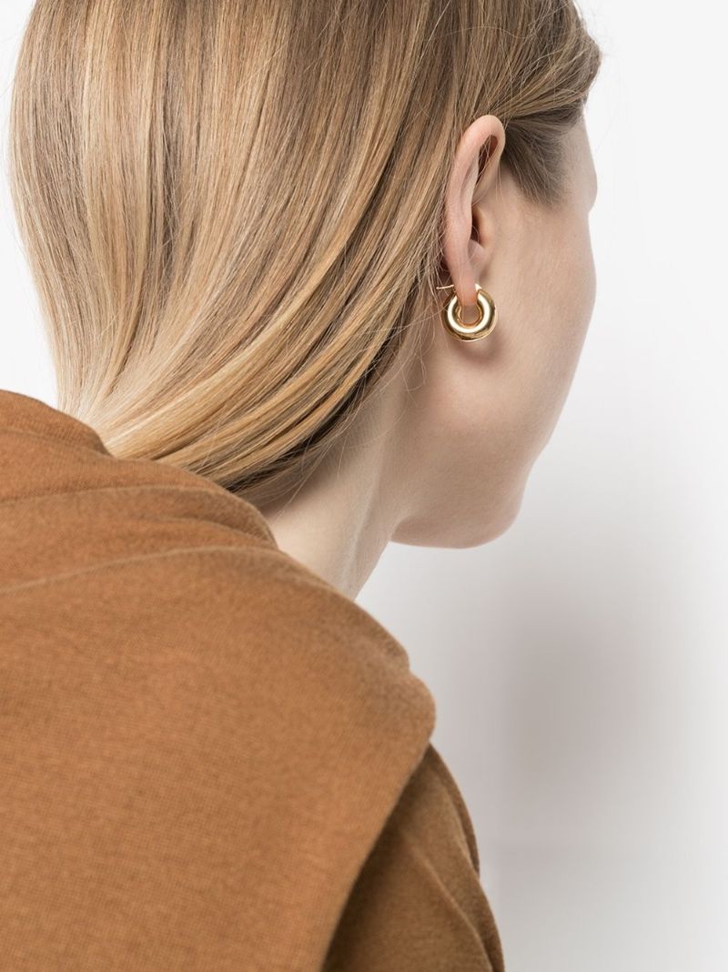 Gold-plated Mini Hoop Earrings