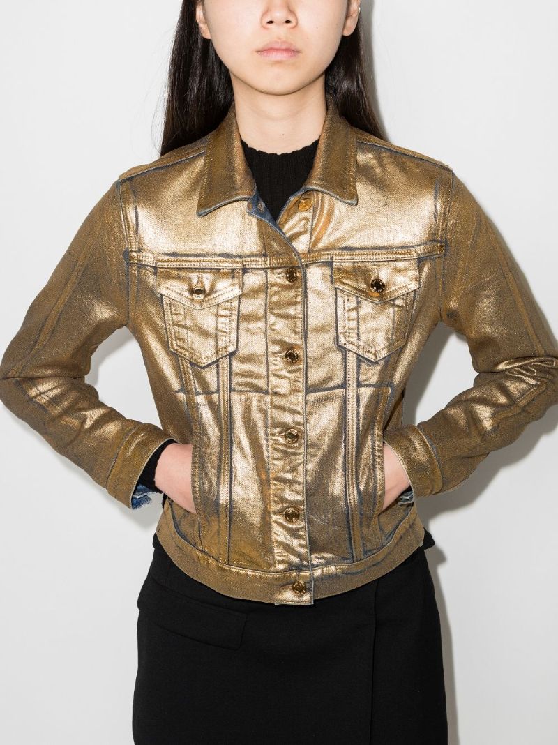Coated Denim Jacket