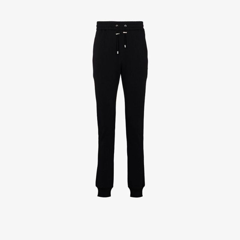 Logo Print Cotton Track Pants