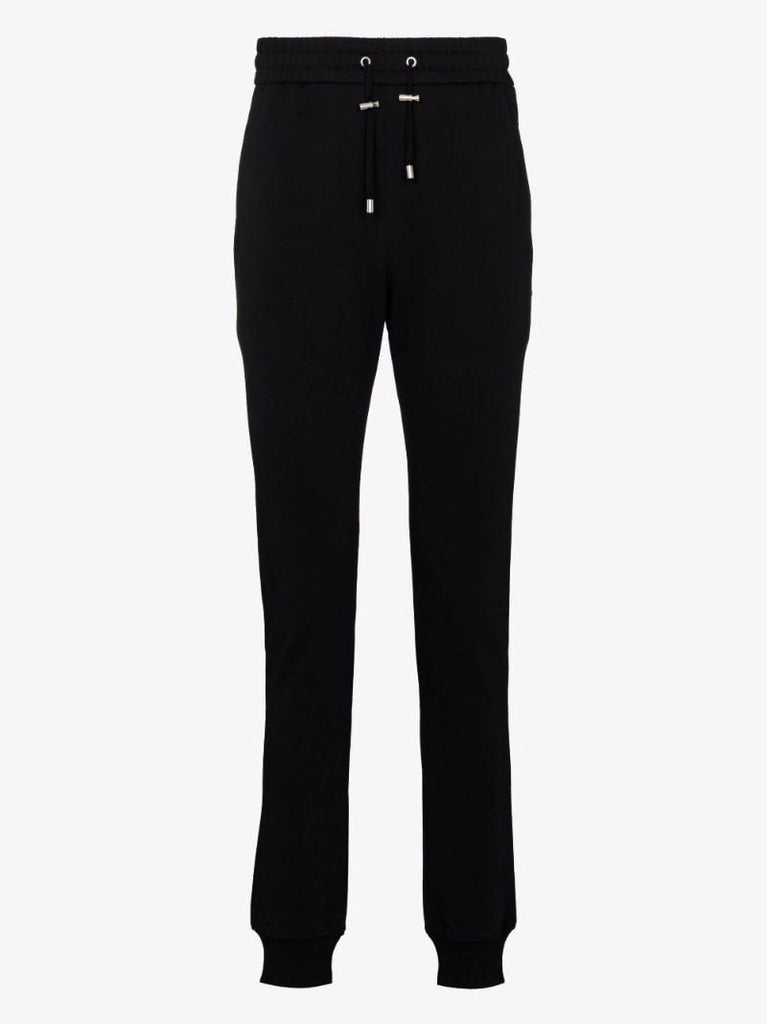 Logo Print Cotton Track Pants
