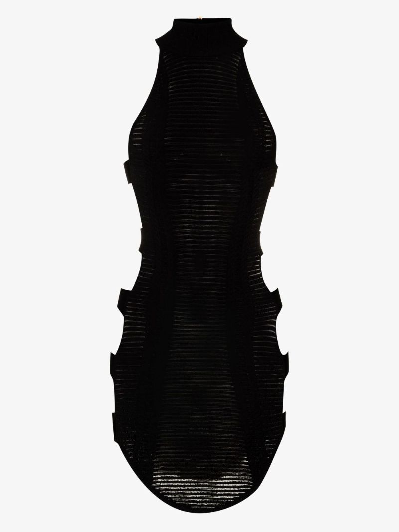 Sleeveless Bandage Cutout Top
