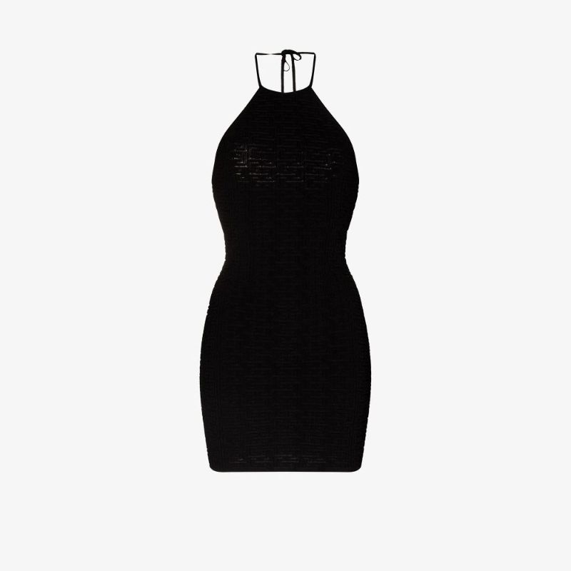 Monogram Knitted Mini Dress