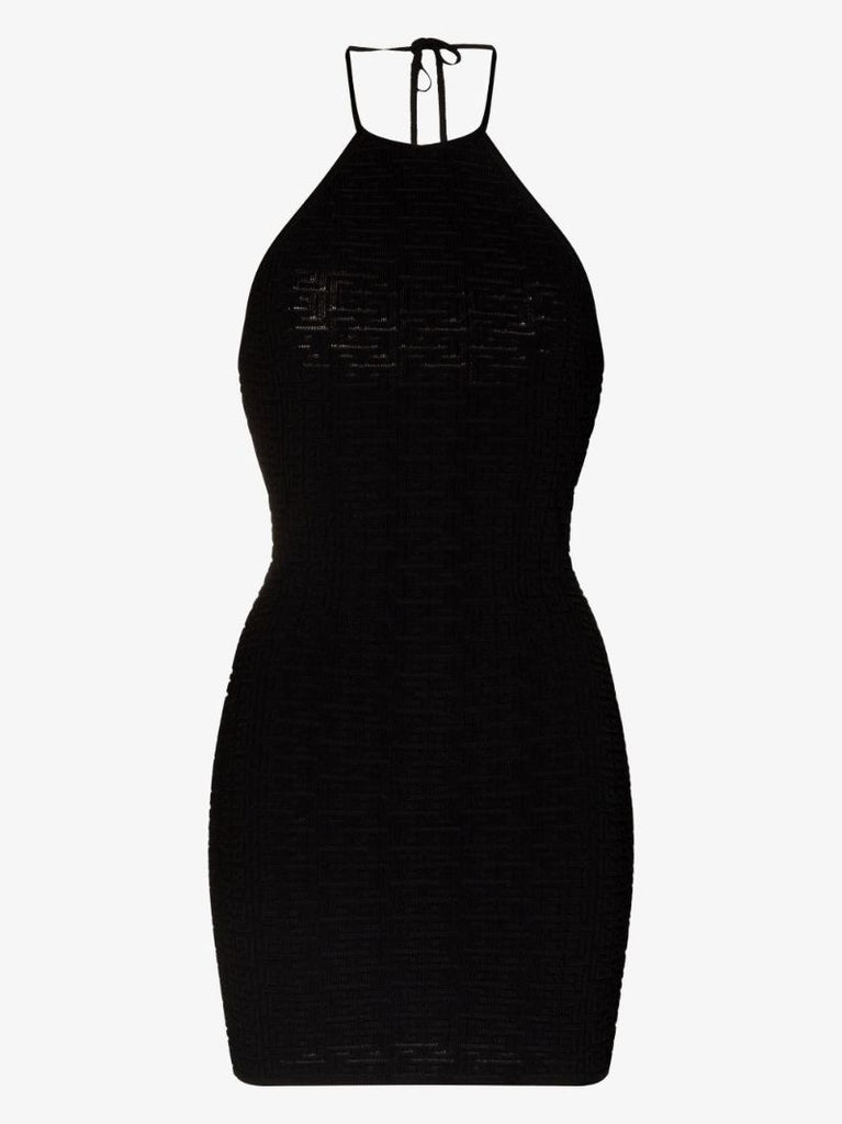 Monogram Knitted Mini Dress