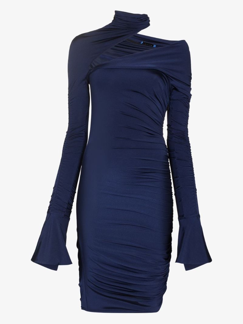 Asymmetric Cutout Mini Dress