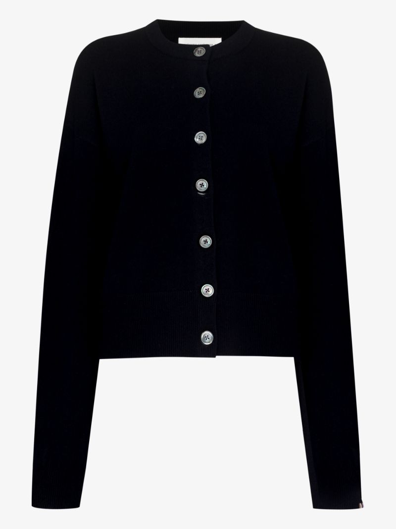 Blue NÃ_x0082_Â°170 Chou Cashmere Cardigan