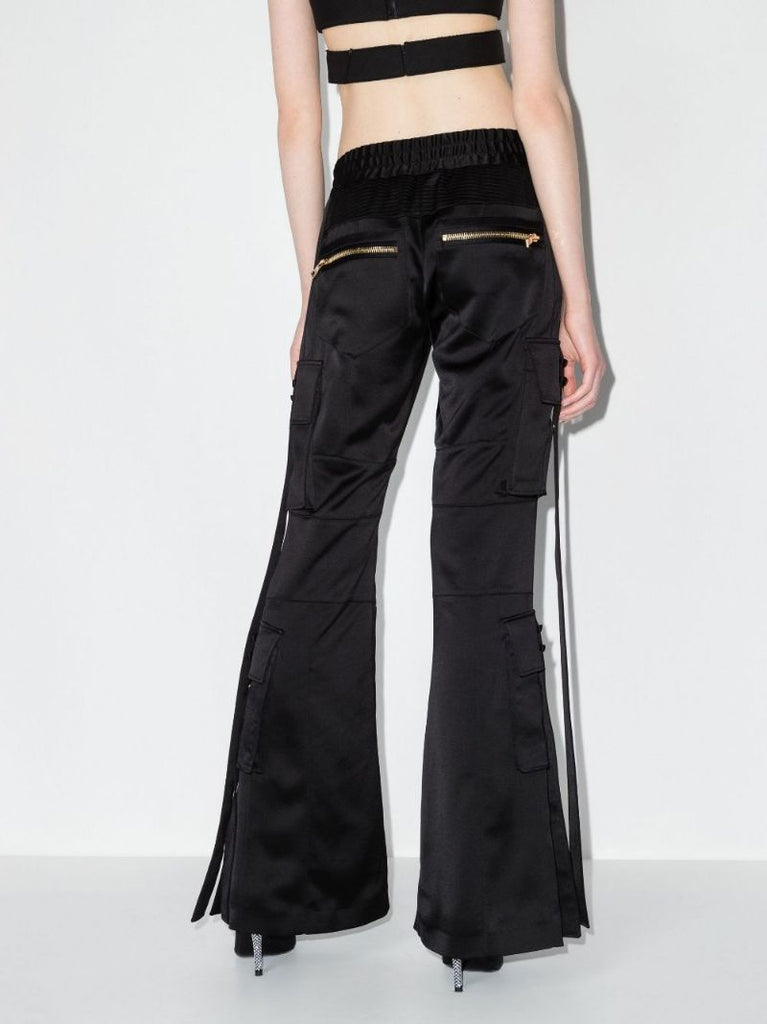 Flared Cargo Trousers