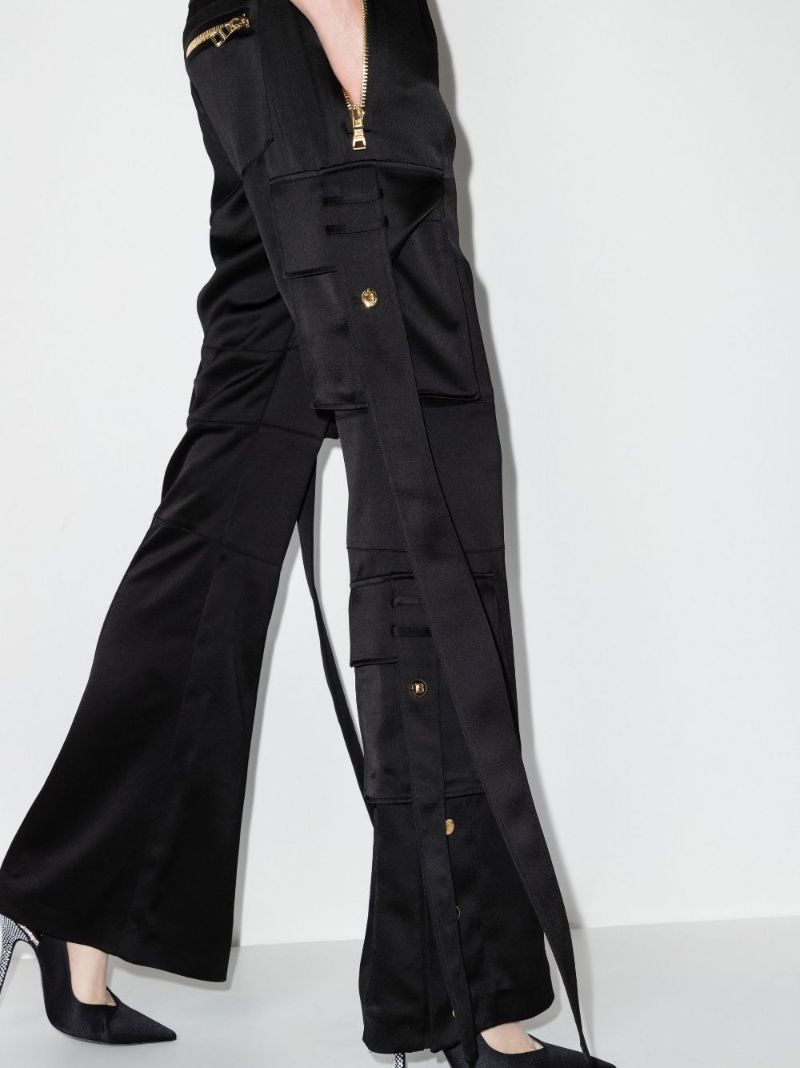 Flared Cargo Trousers