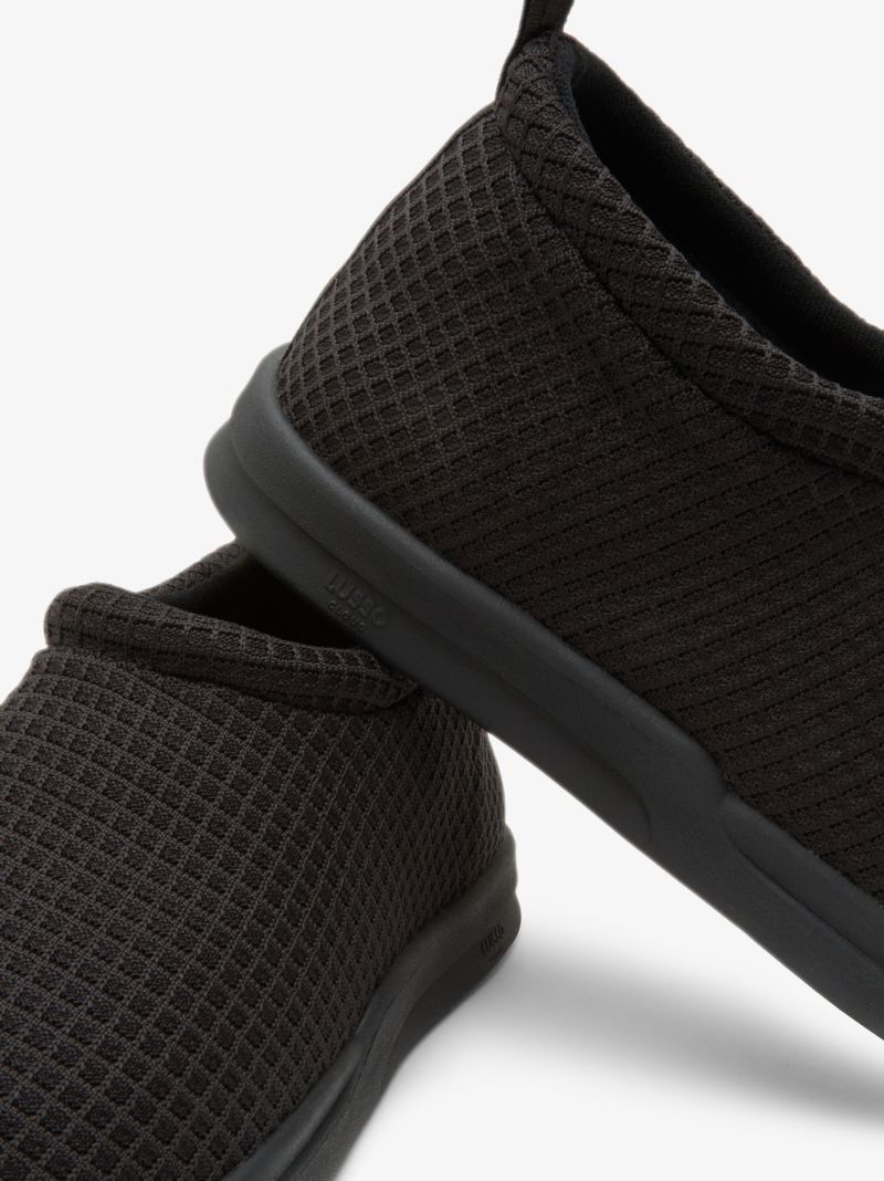 Black Guru Waffle Slippers