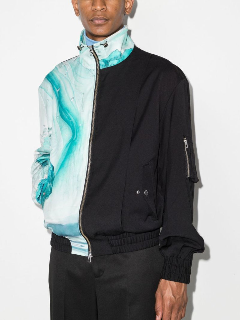 X Piaggio Landscape Bomber Jacket