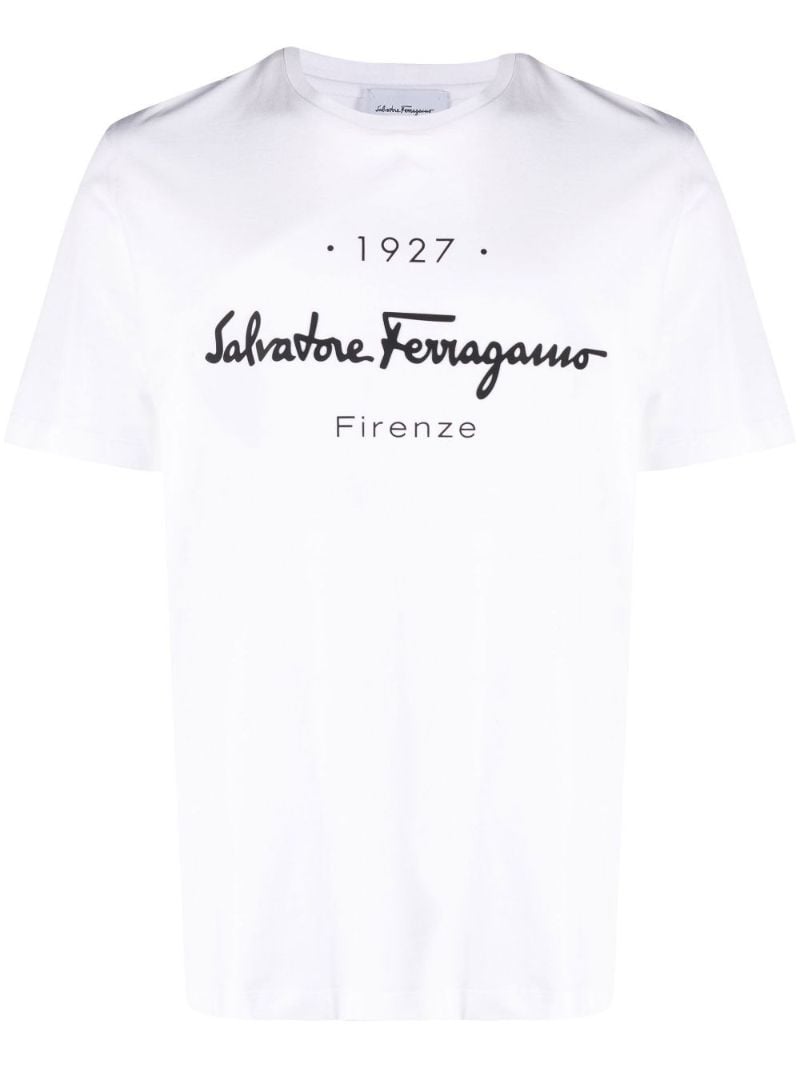 White 1927 Print T-shirt