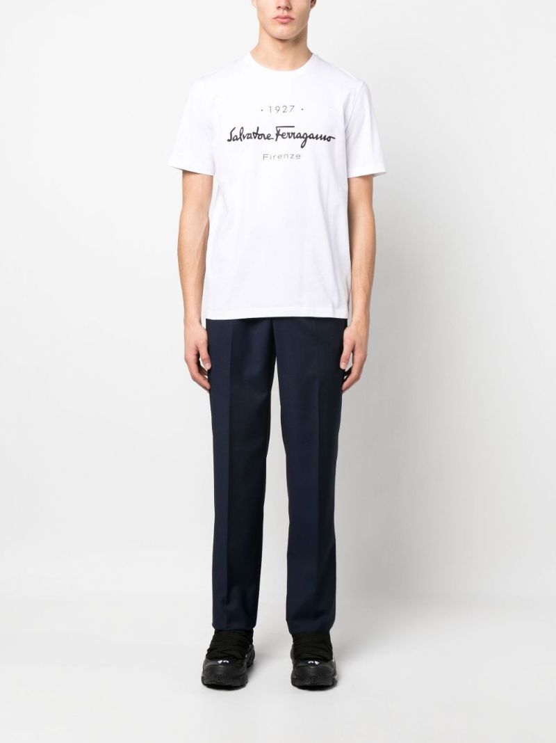 White 1927 Print T-shirt