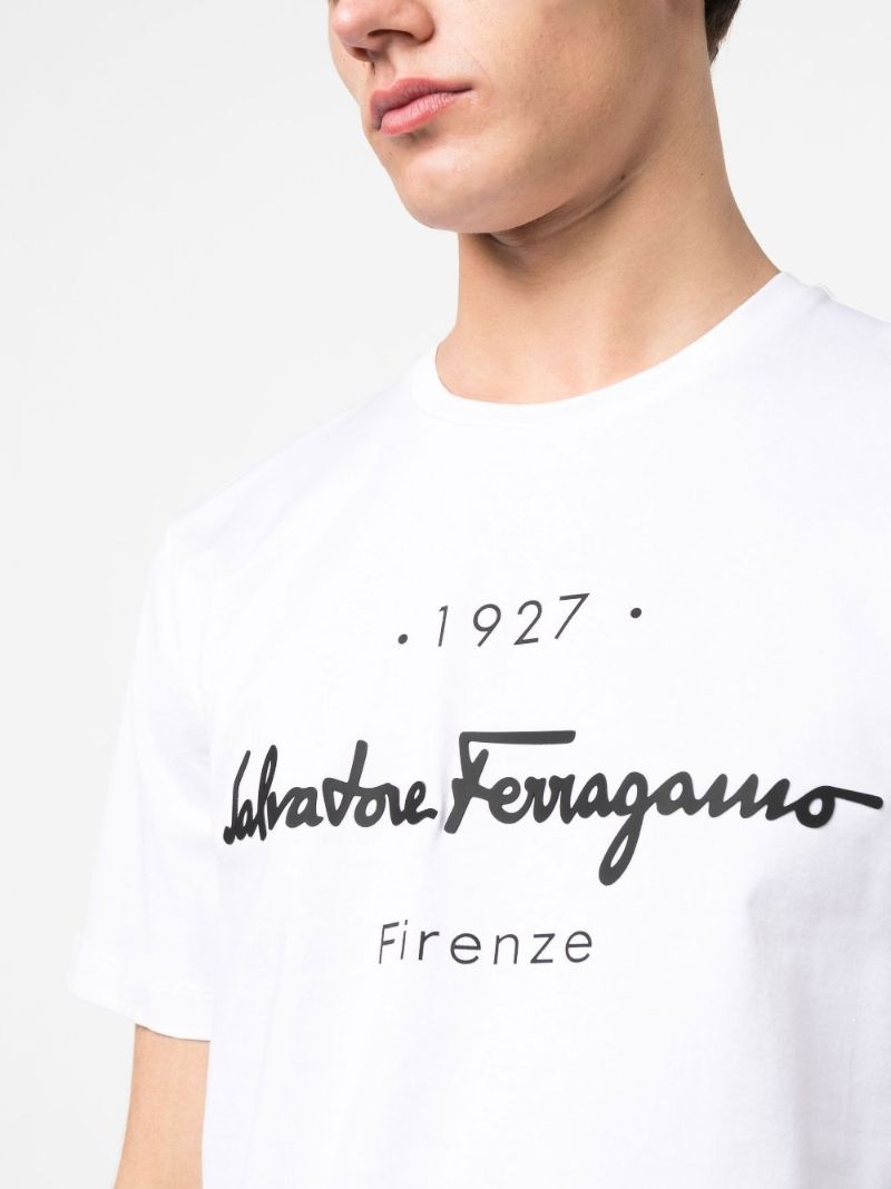 White 1927 Print T-shirt