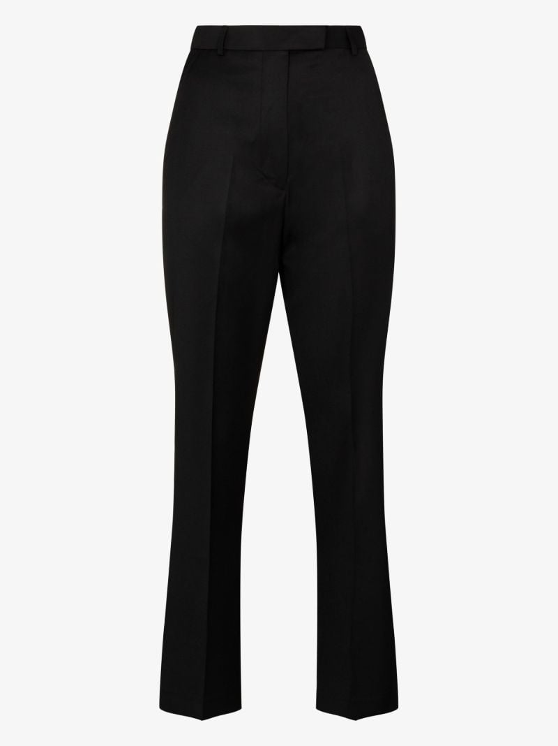 High-waisted Cropped Trousers
