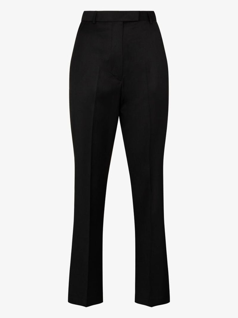 High-waisted Cropped Trousers