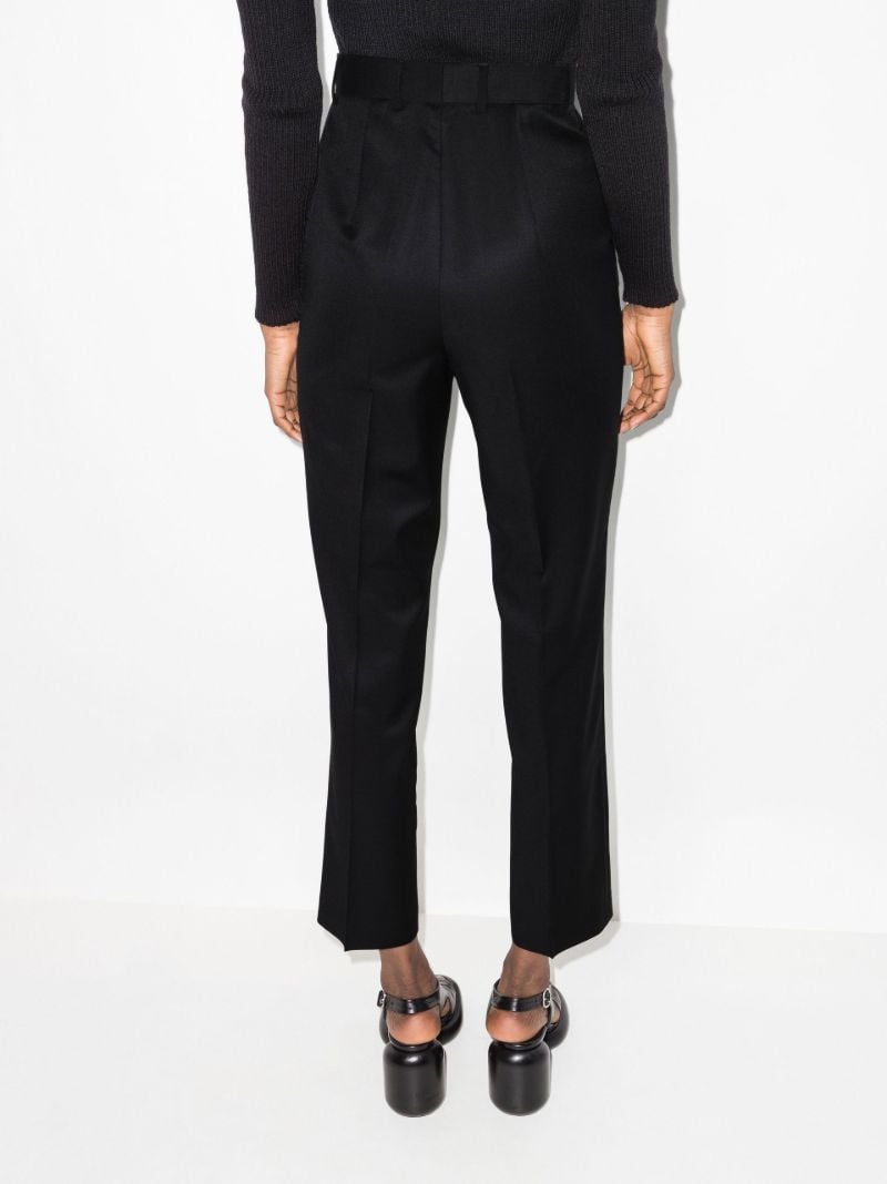 High-waisted Cropped Trousers