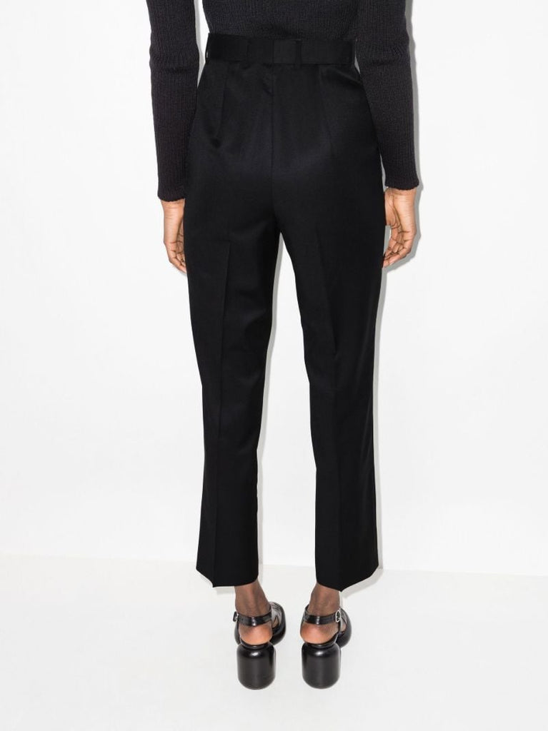 High-waisted Cropped Trousers
