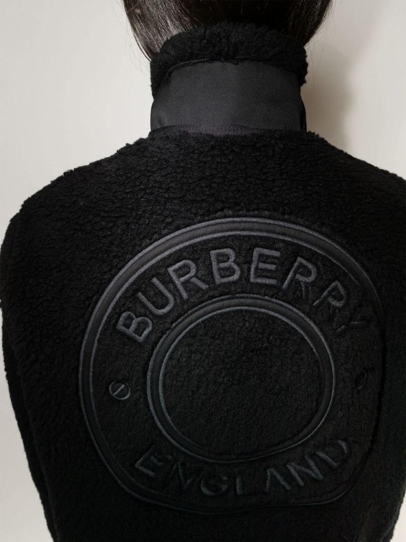 Black Logo Parka Coat