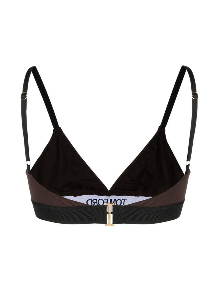 Black Logo Underband Jersey Bra