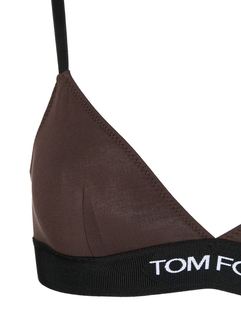 Black Logo Underband Jersey Bra