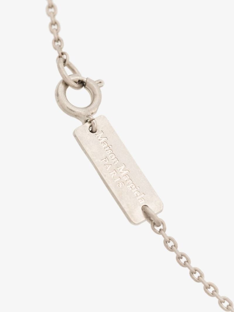 Gold and Silver-tone Ring Pendant Necklace