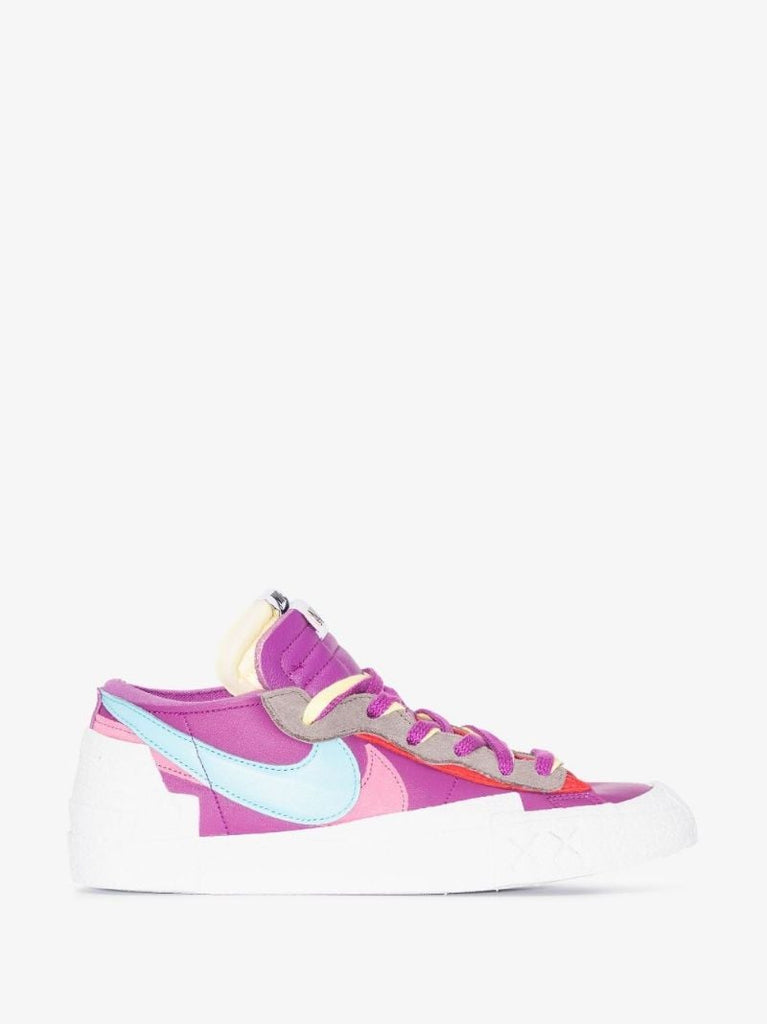 Purple X Kaws X Sacai Blazer Low Sneakers