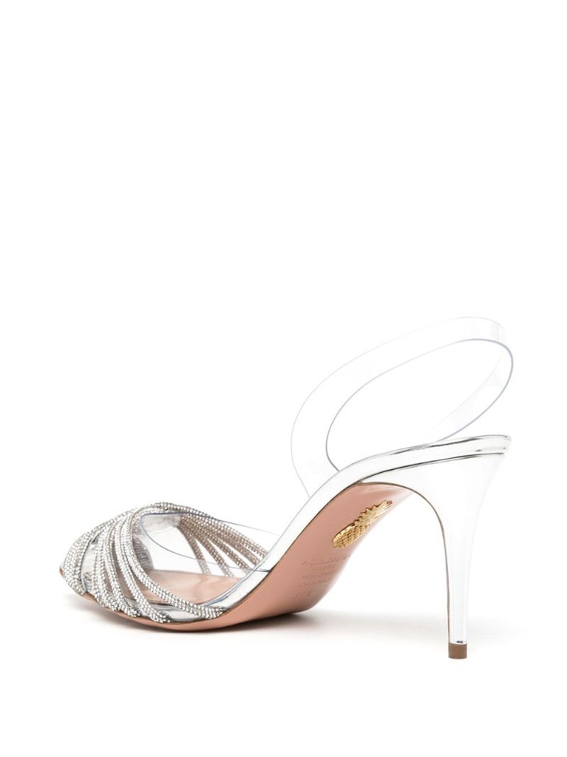 Green Gatsby 80 Slingback Pumps