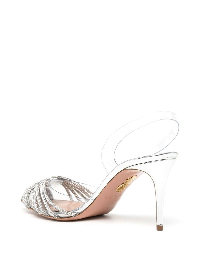 Green Gatsby 80 Slingback Pumps