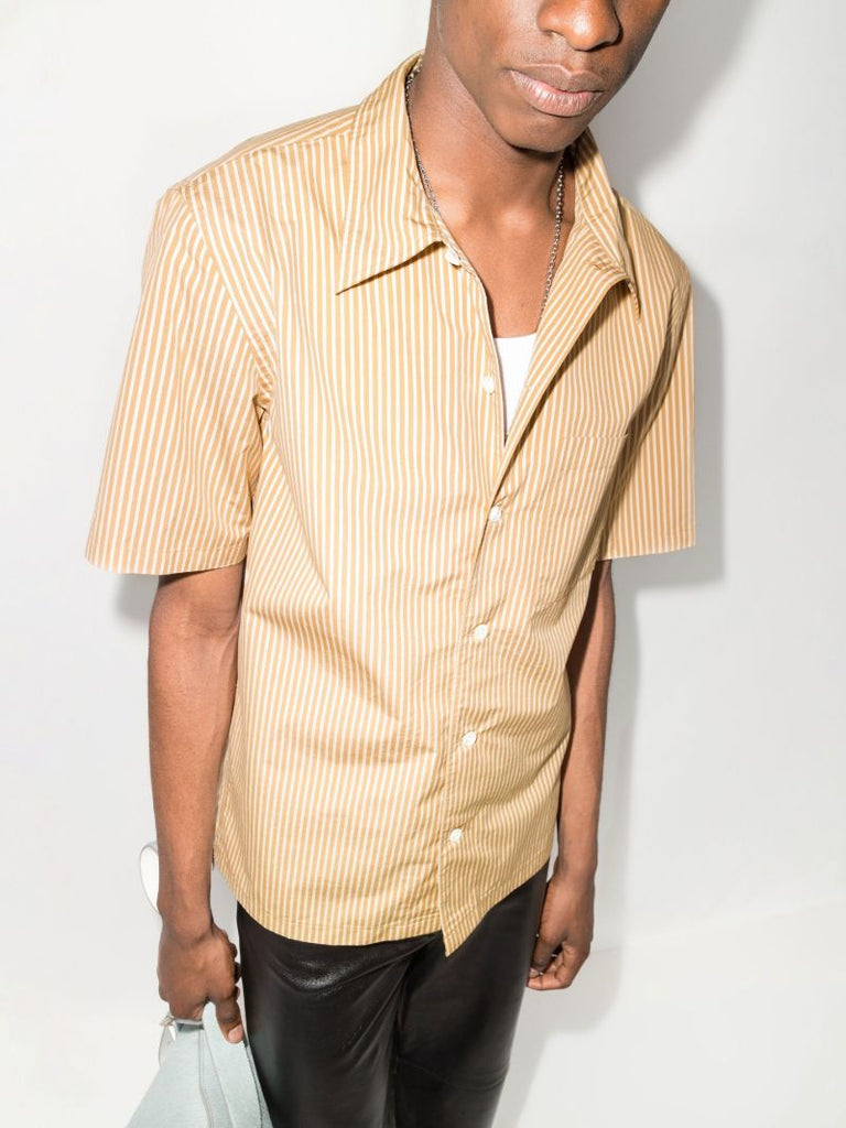 Spacey Striped Cotton Shirt