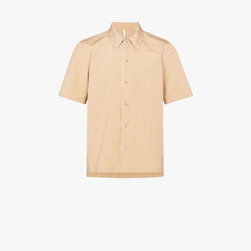 Spacey Striped Cotton Shirt