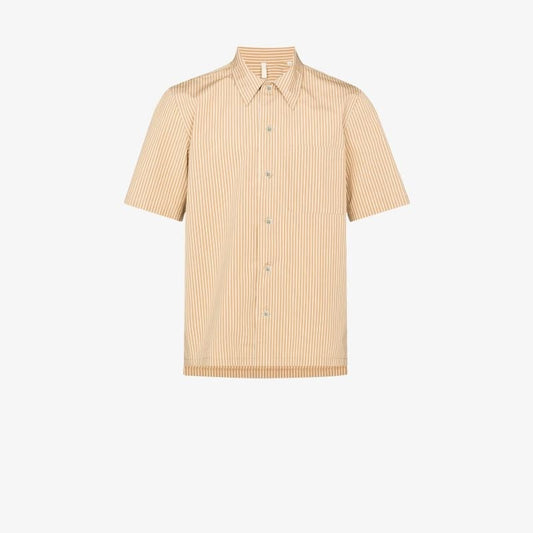 Spacey Striped Cotton Shirt