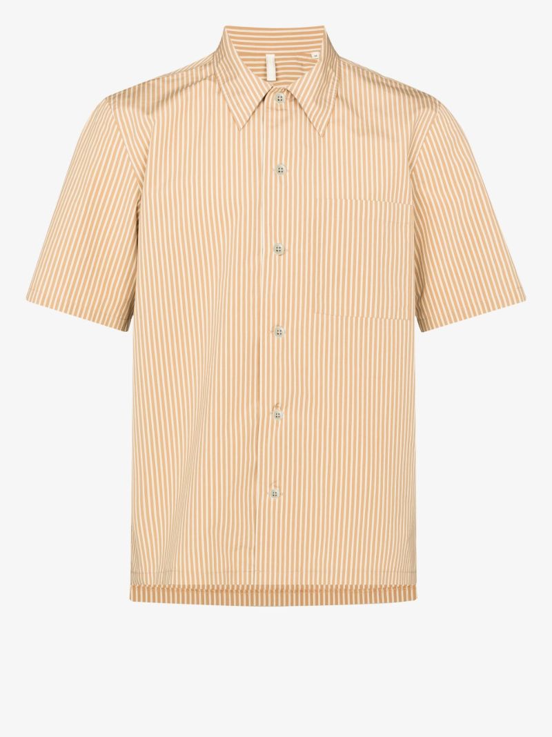 Spacey Striped Cotton Shirt