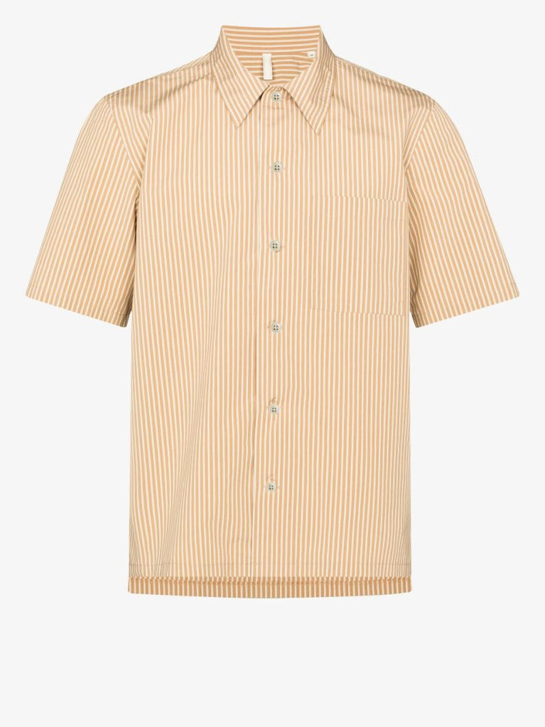 Spacey Striped Cotton Shirt