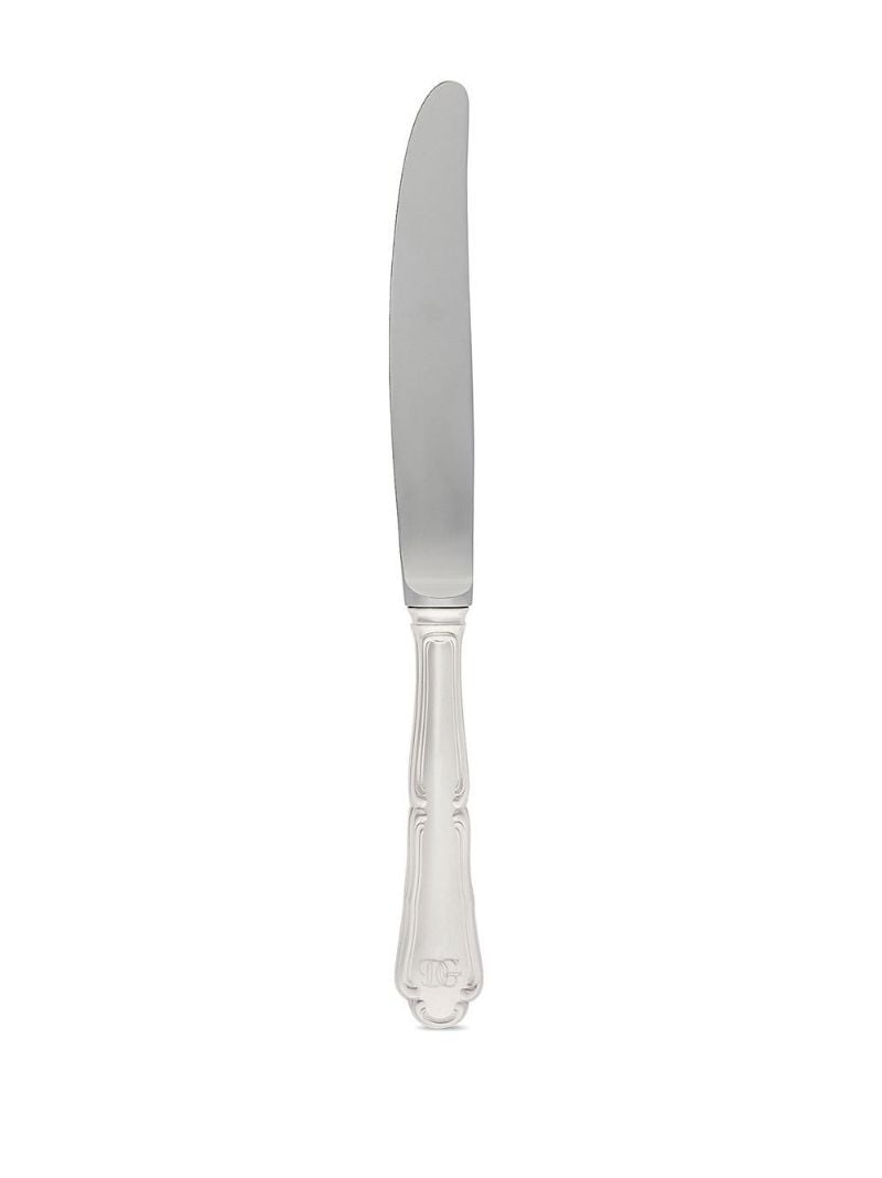 Silver-tone Logo Engraved Cutlery Set