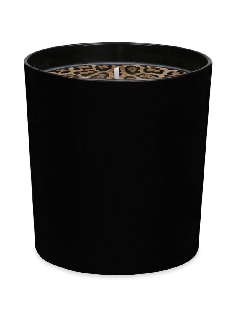 Brown Leopard-print Scented Candle
